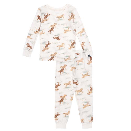 Modern Moments by Gerber Toddler Neutral Super Soft Tight Fitting Pajama Set, 2-Piece, Sizes 12M-5T