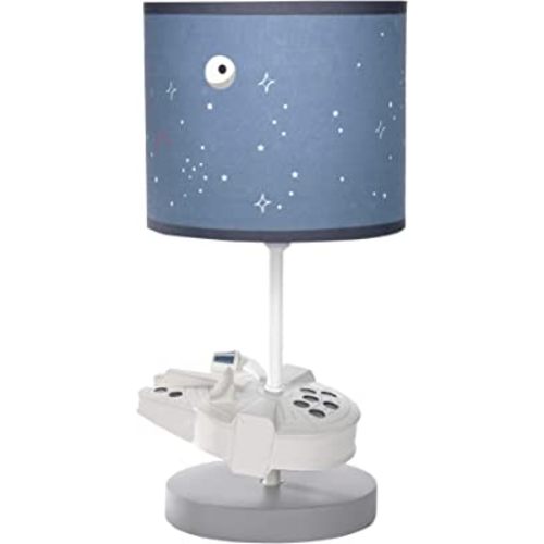 Lambs & Ivy Star Wars Signature Millennium Falcon Lamp with Shade & Bulb