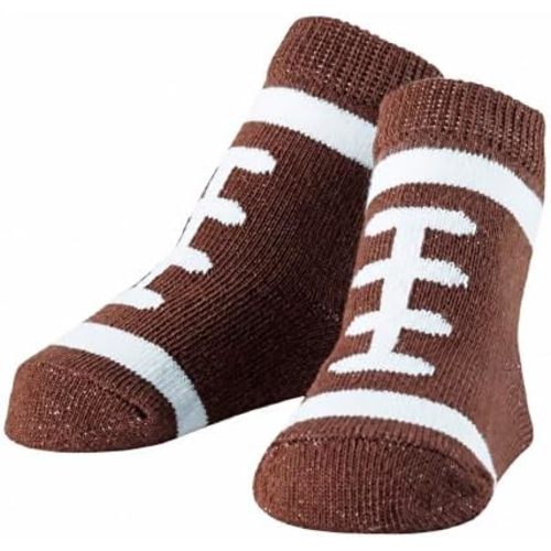 Mud Pie Newborn Baby-Boys Football Socks