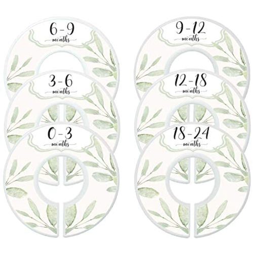 Mumsy Goose Baby Girl Clothes Dividers Nursery Closet Dividers Closet Organizers Botanical