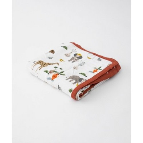 Little Unicorn Deluxe Muslin Quilt, Color: Safari Social