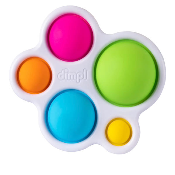 Amazon.com: Fat Brain Toys Original Dimpl Brand Baby Toy, Sensory Toys for Babies 10 Months+, Interactive Baby Toys, Fidget Toys, 1 Piece | Tactile fidget toy for babies and toddlers aged 10 months+. Compact design with a rigid frame. Sized for travel.