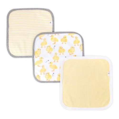 Burt's Bees Baby® 3-Pack Organic Cotton Washcloths in Sun - SUN - 3 PACK