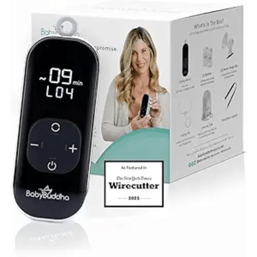 BabyBuddha Breast Pump 2.0, Portable Primary Breast Pump, Wearable Hands-Free Electric Breastfeeding Pump with Soft Stimulation Mode, Hospital Grade, 3 Modes, 21 Suction Levels, 22–24mm Flange