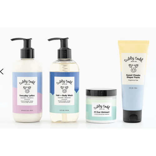 Tubby Todd - The Baby Bundle (body/hair wash, lotion, all over ointment, diaper paste)