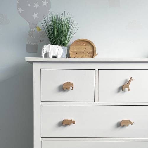 Safari Animal Drawer Knobs | Safari Nursery Decor, Jungle Nursery Decor, Animal Drawer Handles, Safari drawer pulls