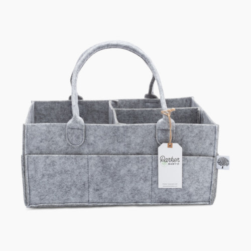 Parker Baby Co. Diaper Caddy - Gray, Large