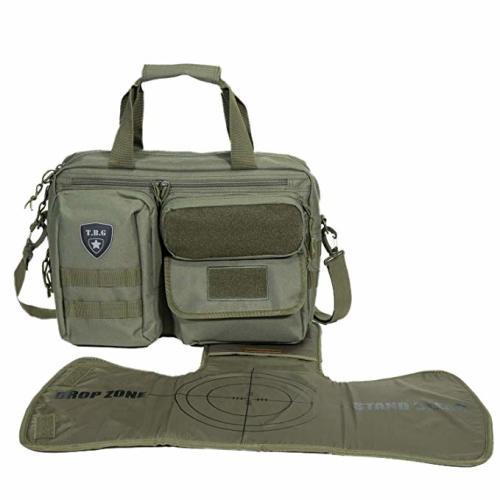 Tactical Baby Gear Deuce 2.0 Tactical Diaper Bag with Changing Mat (Ranger Green)