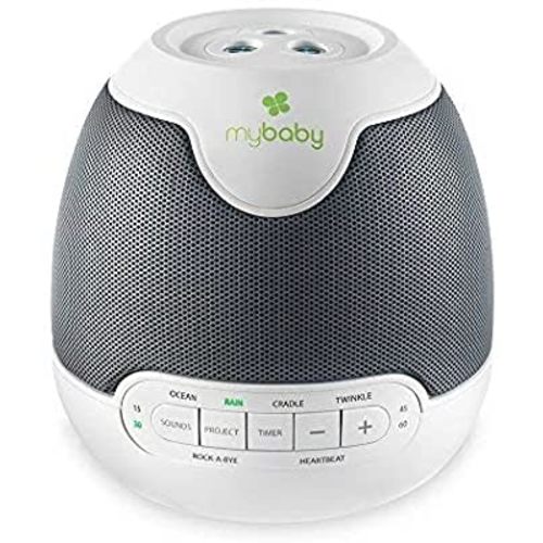 MyBaby, SoundSpa Lullaby - Sounds & Projection, Plays 6 Sounds & Lullabies, Image Projector Featuring Diverse Scenes, Auto-Off Timer Perfect for Naptime, Powered by an AC Adapter, by HoMedics