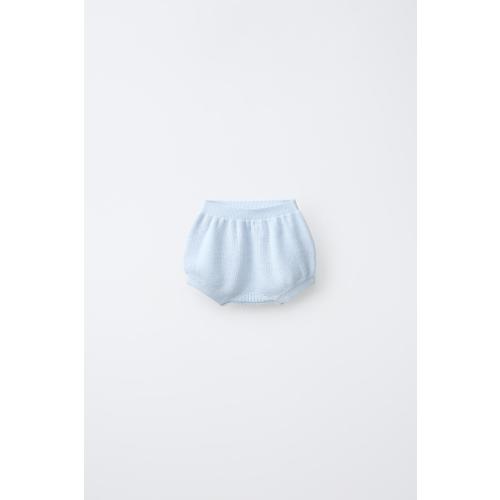 POCKET KNIT BLOOMERS - Light blue | ZARA United States