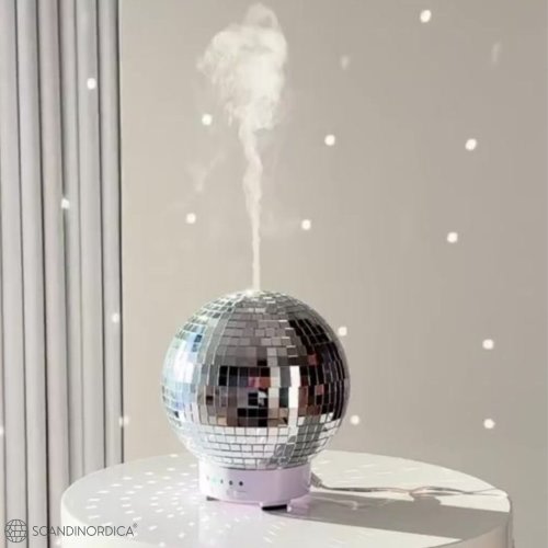 SCANDINORDICA Disco Ball Diffuser Rotating | Maximalist & Eclectic Decor