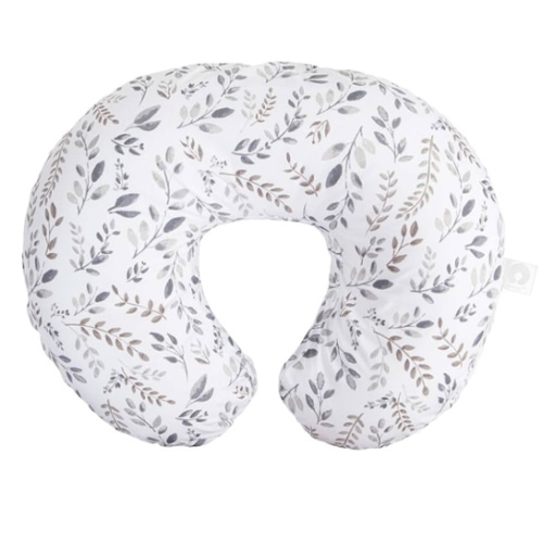 Boppy Original Nursing Pillow, Gray Taupe Leaves