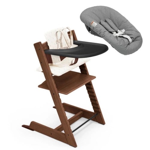 Tripp Trapp High Chair2 Complete w/ Newborn Set (Oak)