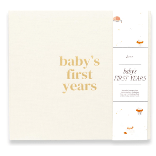 Lamare Baby First Year Book – Baby Memory Book for Girls & Boys - Baby Milestone Book from Pregnancy to Childhood – Cute Baby Book Keepsake Gift