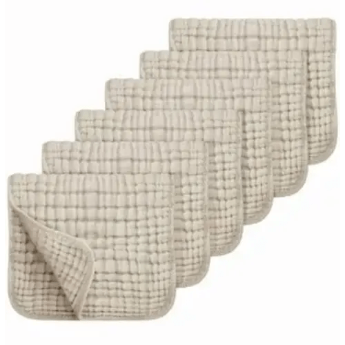 Muslin Burp Beige (10 pack)