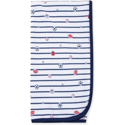 Little Me Clothes for Baby Boys' Sports Star Swaddling Receiving Blanket, 30 x 27 Inches