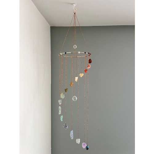 The Rainbow Crystal Mobile Natural Crystals