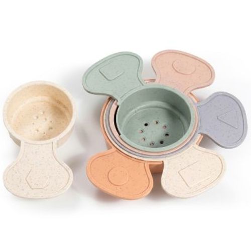 Baby Bath Stacking Cups Toy for Toddlers, Baby Bath Toys for Kids, Educational Water Toys for Early Learning, Fun & Safe Bathtub Toys