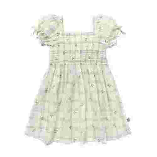 Modern Moments by Gerber Toddler Girl Smocked Dress with Bows, Sizes 12M-5T