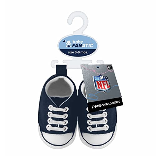 MasterPieces - NFL Baby Pre-Walkers Shoes, Officially Licensed San Francisco 49ers Football, High Top Sneakers, Soft Anti-Slip Soles, Boys and Girls, 0-6 Months