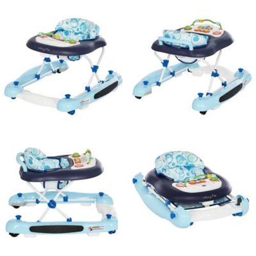 Dream On Me Go-getter Baby Walker And Walk Behind Walker, Blue