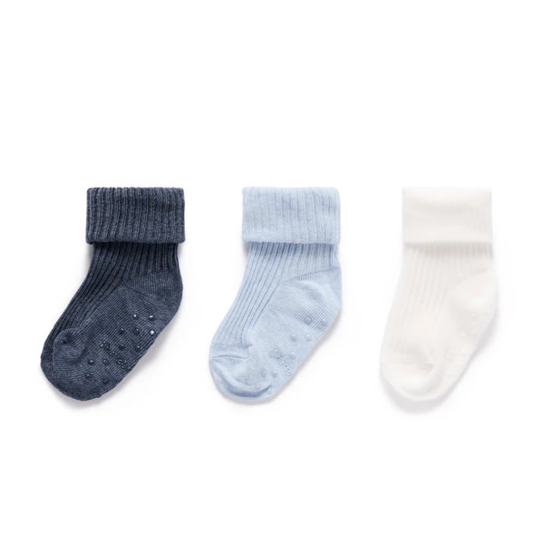 3 Pack Rib Socks