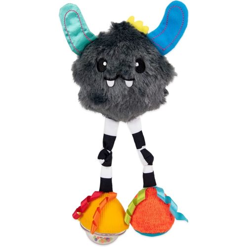 Sassy Confetti Yeti Chime Toy | Hanging Developmental Attachable Toy | Ages 0+ Months and Up