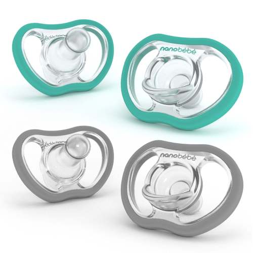 Flexy Active Pacifier - 4m+ Silicone Pacifier, 4-pack – Nanobébé