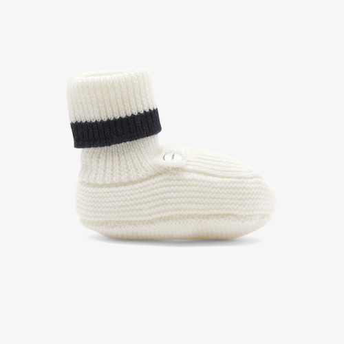 Baby wool booties
