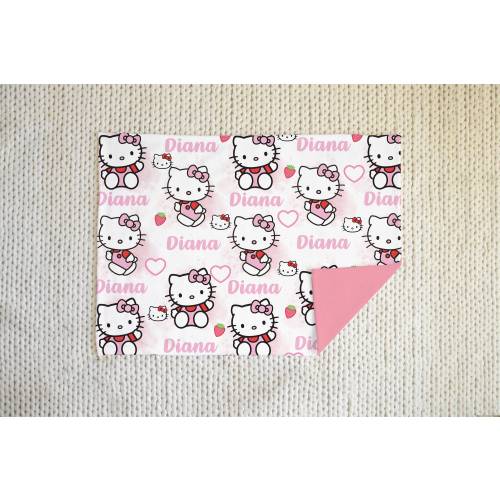 Kitty Blanket, Baby blanket, baby name blanket, soft baby name blanket, personalized baby blanket, baby shower gift, custom blanket