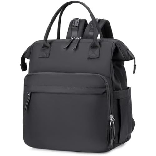 LORADI Large Diaper Bag Tote, 14 Pockets Stylish Baby Bag with Stroller Clips and 3 Insulated Pockets, Baby Shower Essentials