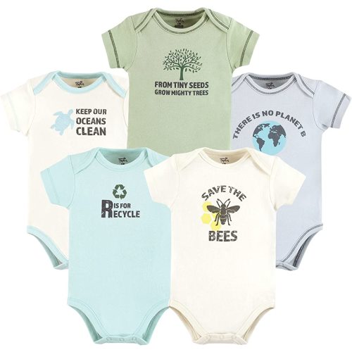 Touched by Nature Unisex Baby Organic Cotton Bodysuits