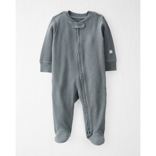 Baby Organic Cotton Waffle Knit Sleep & Play Pajamas - Little Planet | Carter's