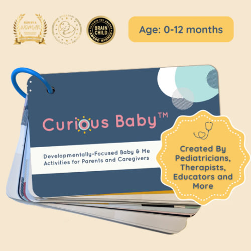 Infant Learning Cards - Curious Baby