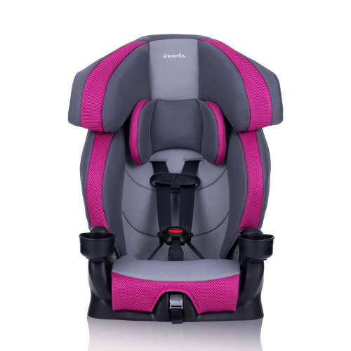 Evenflo Chase Plus 2-in-1 Booster Car Seat, Geneva Pink