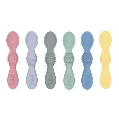 Baby Silicone Spoons | First Stage Infant Spoons