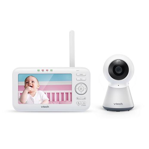 VTech® VM5254 5-Inch Digital Video Baby Monitor with Adaptive Night Light in White