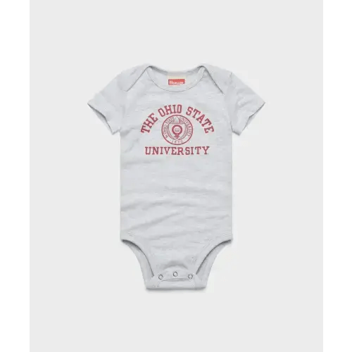 Seal Of The Ohio State University Baby One Piece | OSU Buckeyes Top – HOMAGE