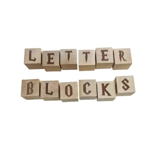 Wood Letter Blocks - Baby - Nursery - Custom - Name