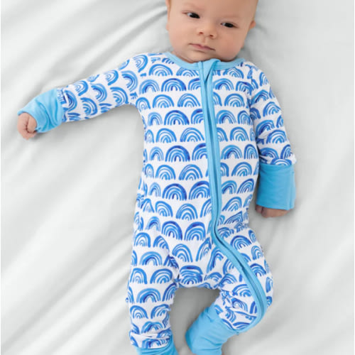 Blue Rainbows Zippy - Little Sleepies