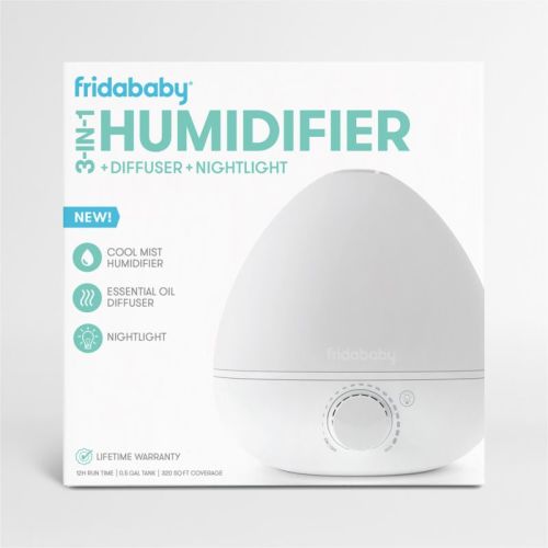 Fridababy® 3-in-1 Baby Humidifier, Diffuser and Nightlight