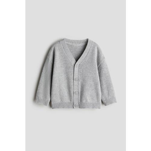 WAFFLE-KNIT CARDIGAN