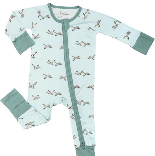 LollyBanks Baby Pajamas, Long Sleeve Baby Romper with 2-Way Zipper, 95% Viscose from Bamboo and 5% Spandex, Infant Sleepers