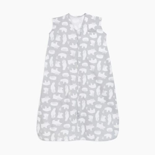 Halo SleepSack Wearable Blanket Cotton - Grey Polar Bears, Medium