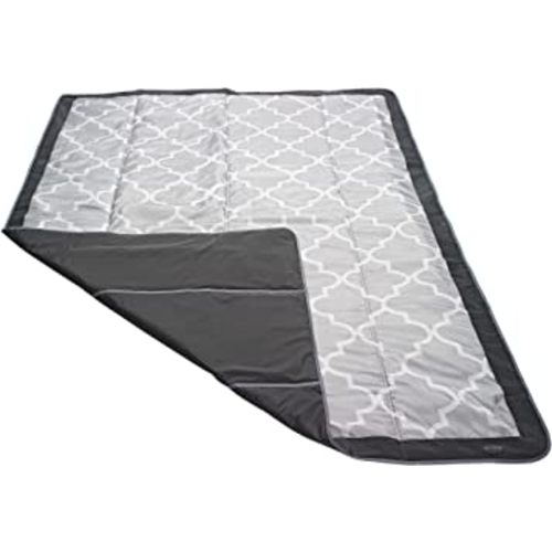 JJ Cole Water-Resistant Outdoor Blanket With Adjustable Bag Strap, Stone Arbor, (58" x 84")