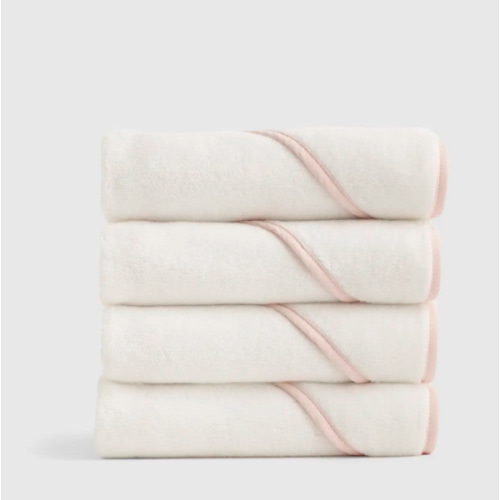Organic Turkish Cotton Baby Hooded Towel Set 4-Pack