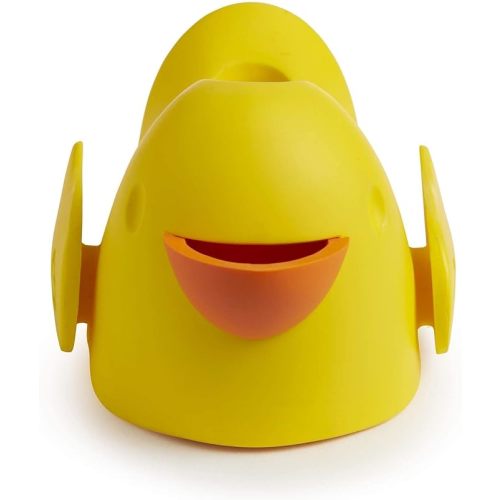 Munchkin® Beak™ Bath Spout Cover Safety Guard with Built-in bubble bath dispenser, Yellow - Modern