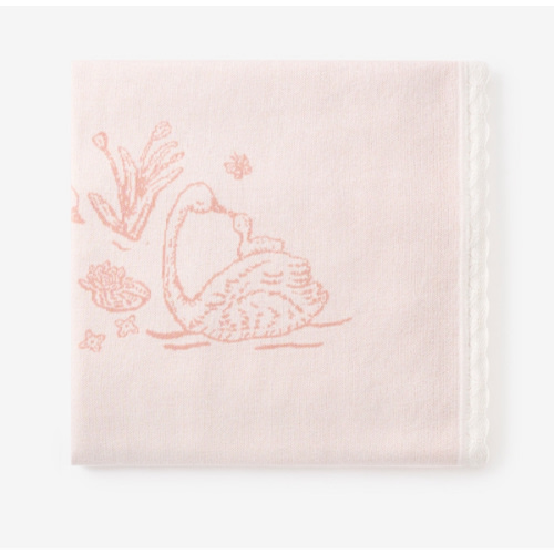 Swan Knit Blanket