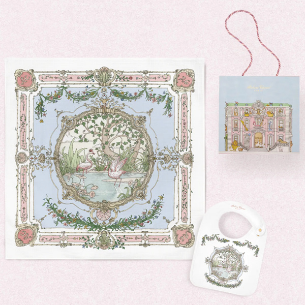 Carré & Satin Bib Set - Tapestry, The Original