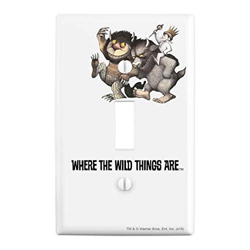 GRAPHICS & MORE Where The Wild Things are March Plastic Wall Decor Toggle Light Switch Plate Cover